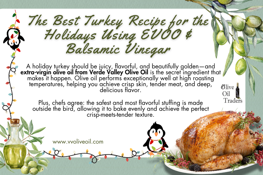 Olive Oil Roasted Turkey Juicy, Crispy, and Holiday-Perfect